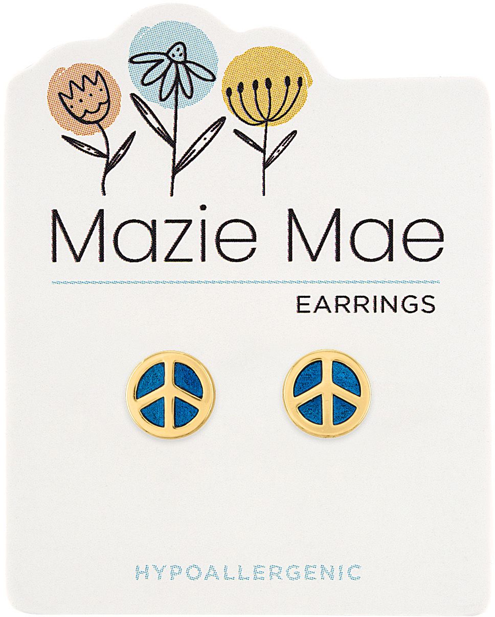 Peace Sign Earrings | Mazie Mae