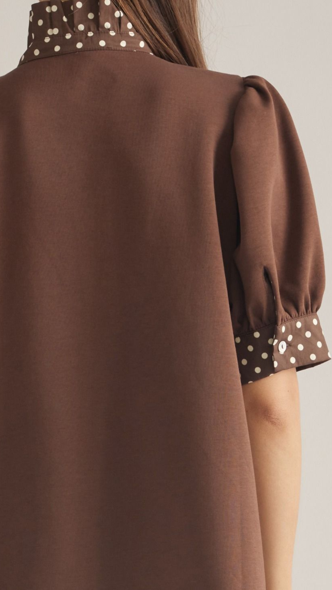 Darling Dot Top | Chocolate