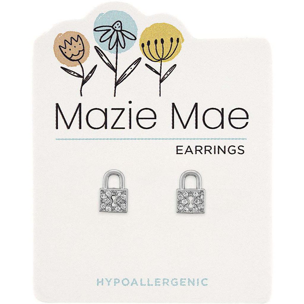Lock Earrings | Mazie Mae