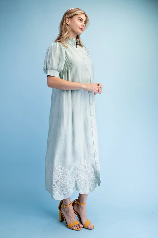 Willow Embroidered Maxi Dress