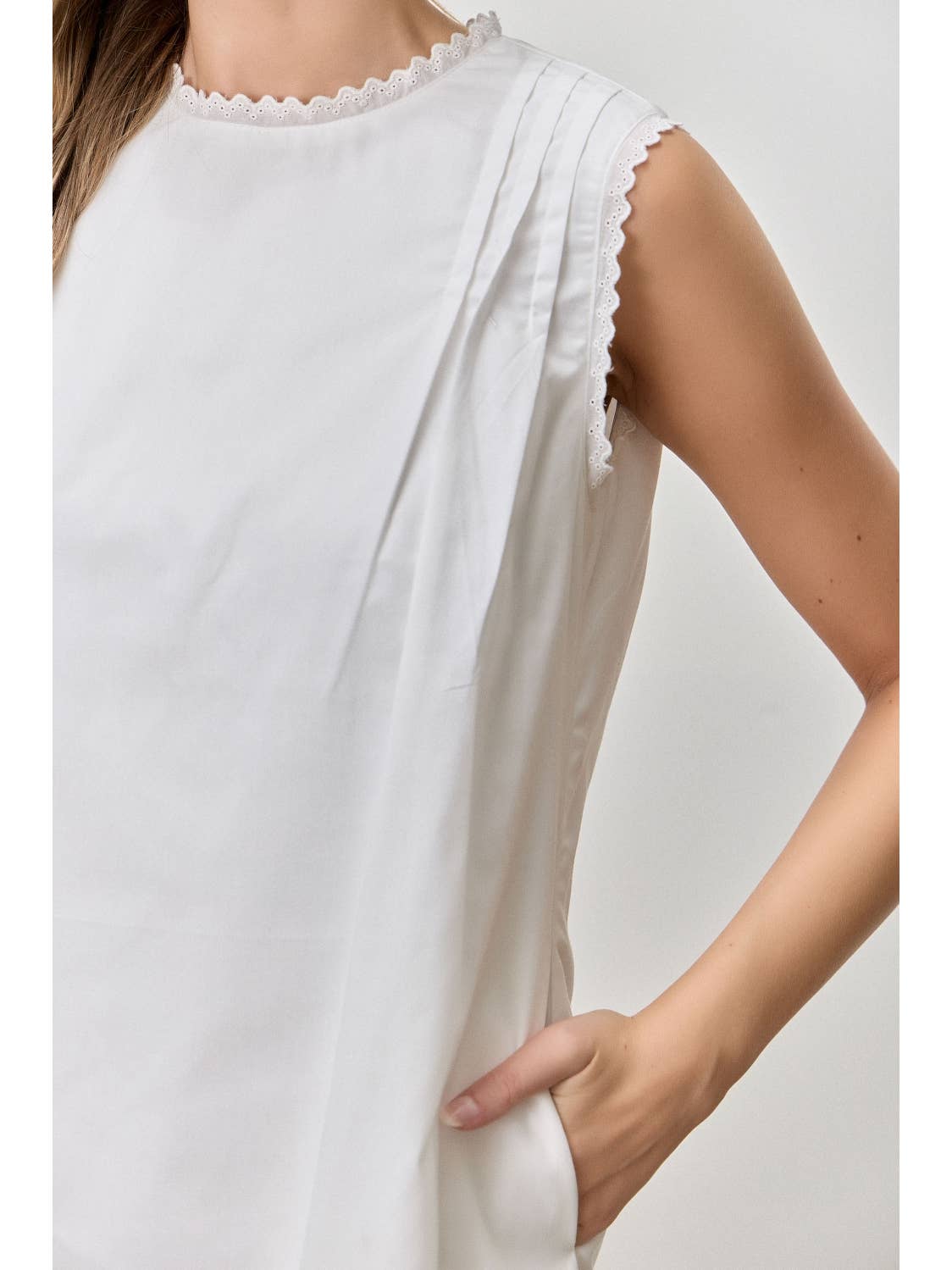 Floral Embroidered Sleeveless Dress