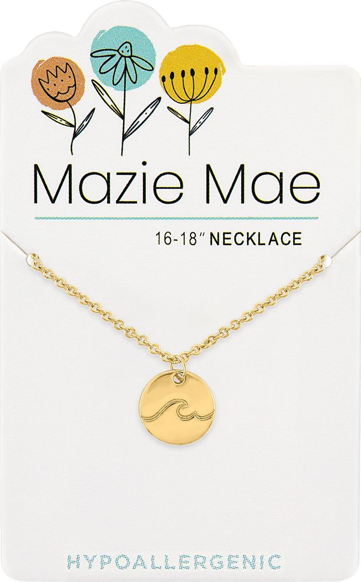 Gold Waves Necklace | Mazie Mae
