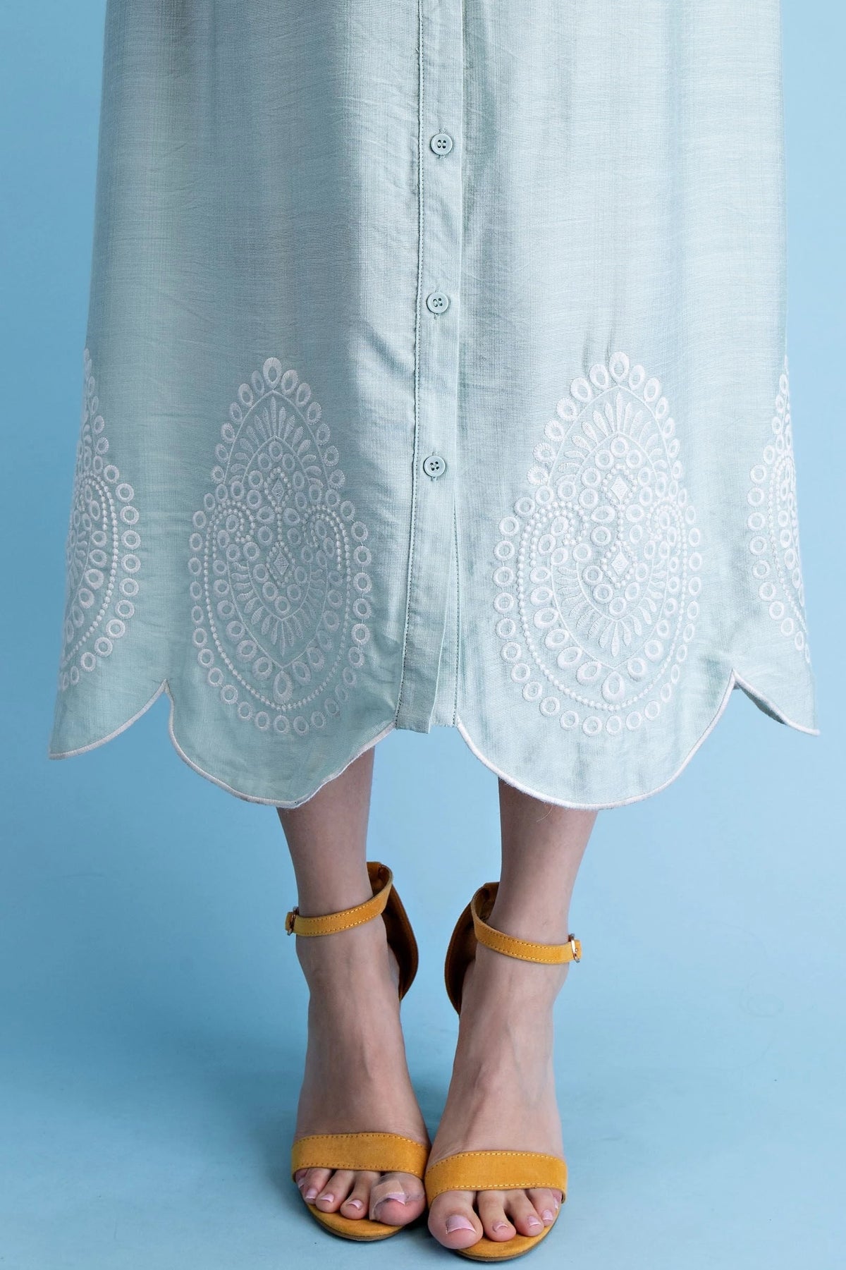 Willow Embroidered Maxi Dress