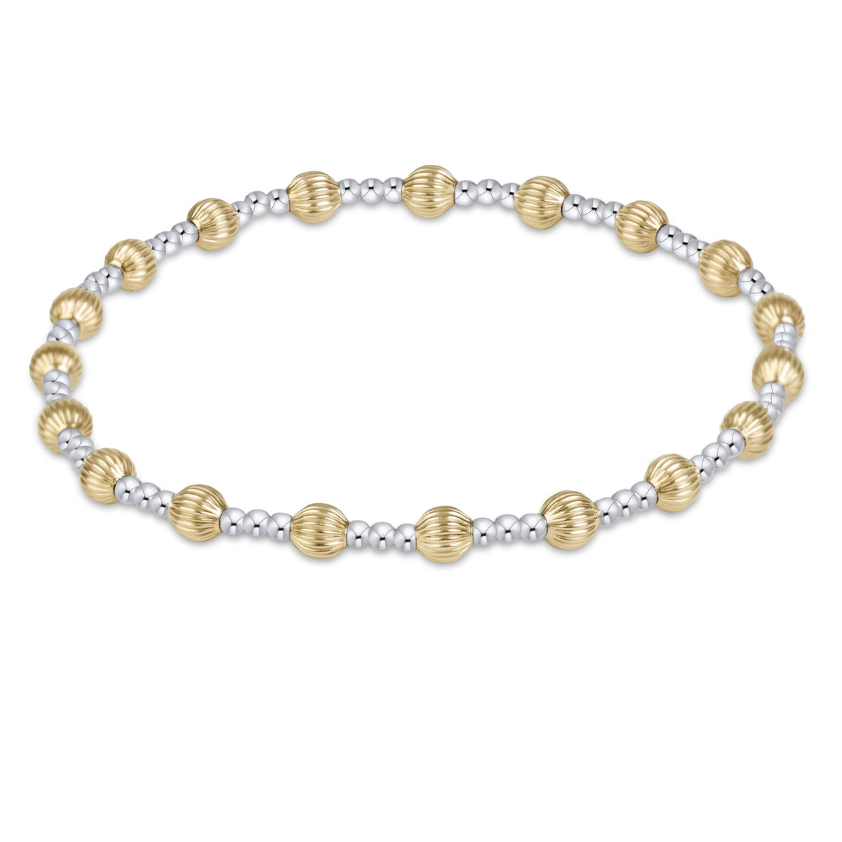 Dignity Sincerity Mixed Metal 4mm Bracelet | enewton