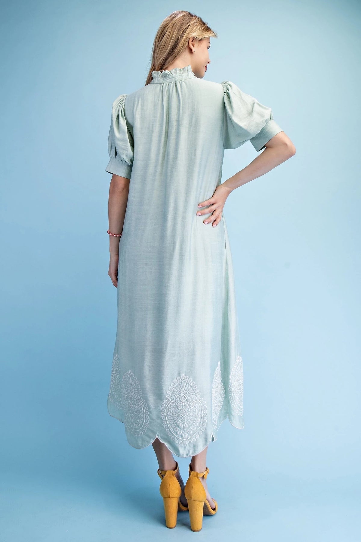 Willow Embroidered Maxi Dress