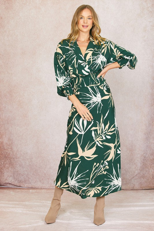 Printed Satin Top