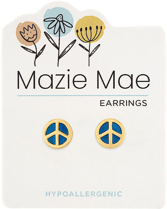 Peace Sign Earrings | Mazie Mae
