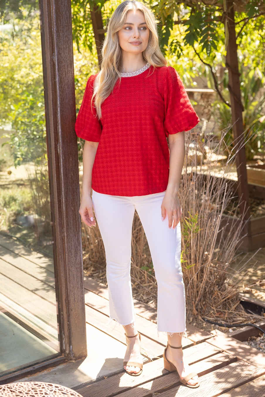 Ruby Grace Pearl Top