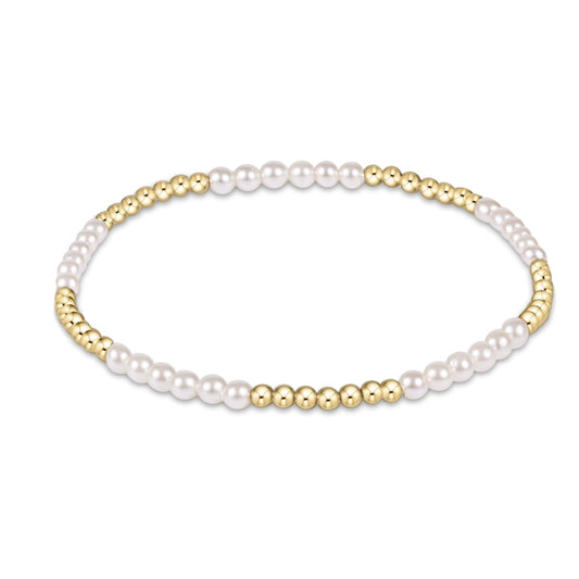 Blissful Pearl 3mm Bracelet | enewton