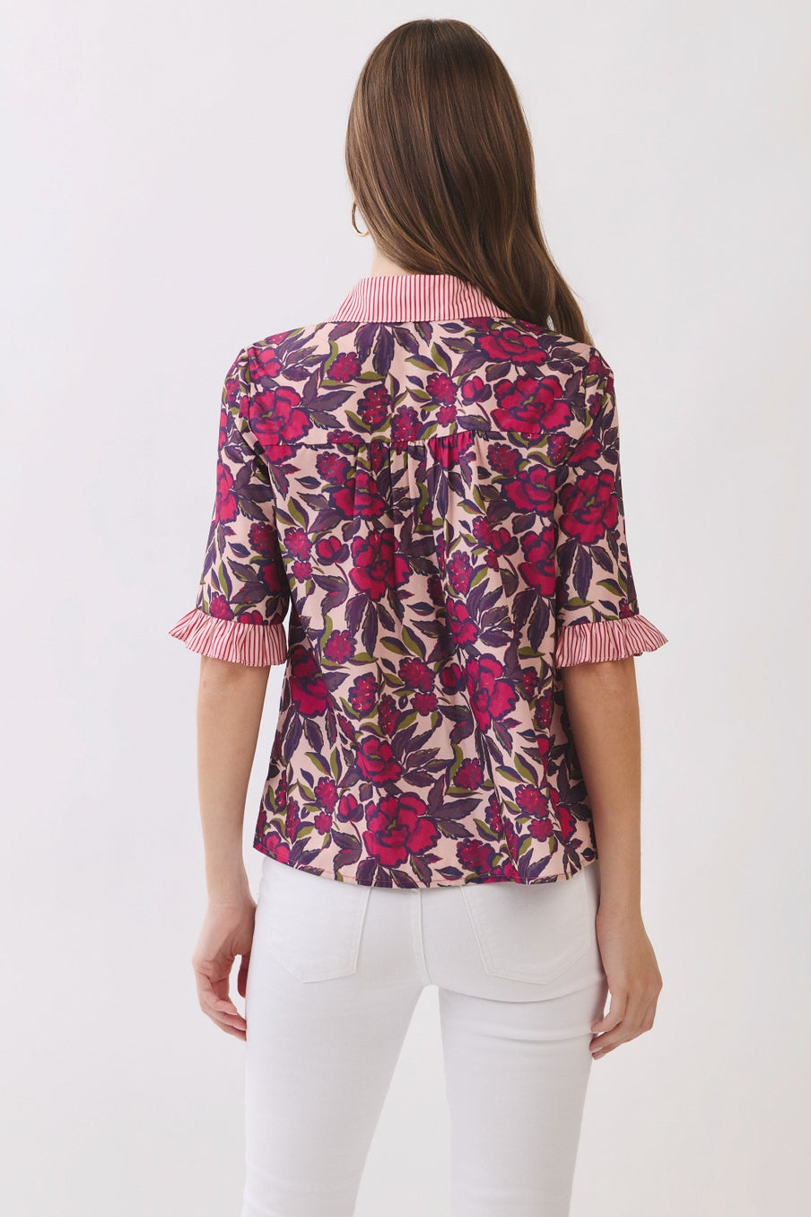Magenta Rose Top