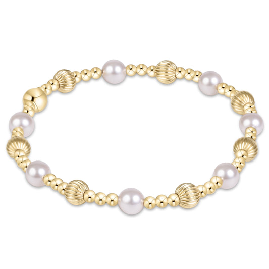 Dignity Sincerity Gold 5mm Bracelet | enewton