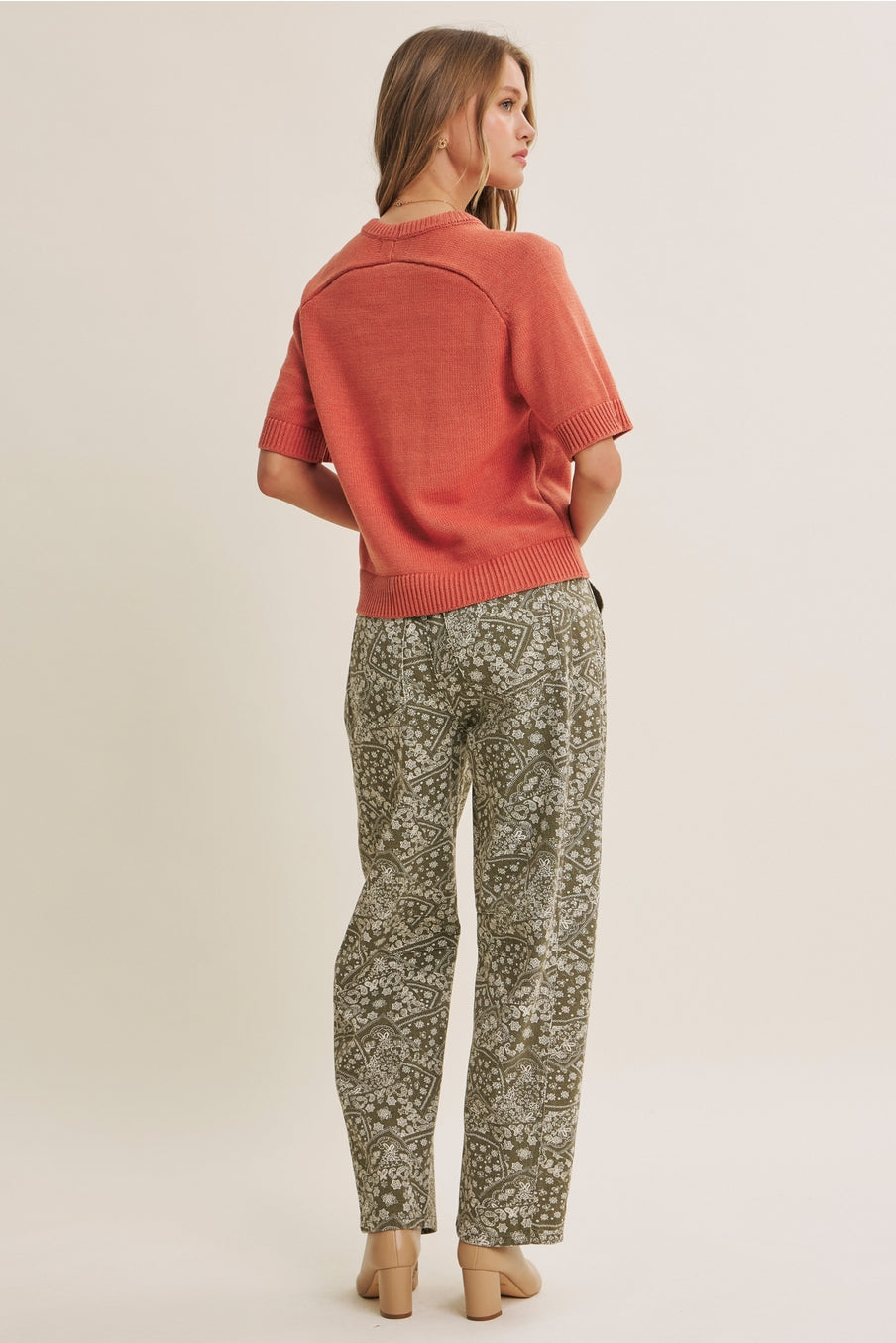 Sweater Top with Raglan Sleeves