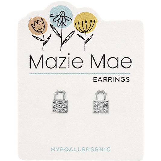 Lock Earrings | Mazie Mae