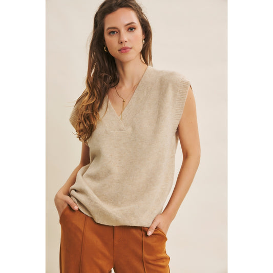 Oversized Sweater Vest