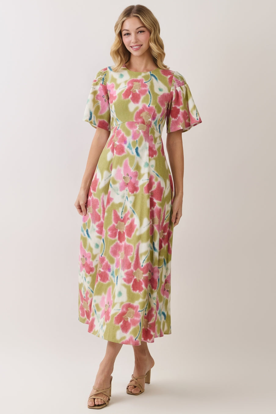 Fall in Love Floral Dress