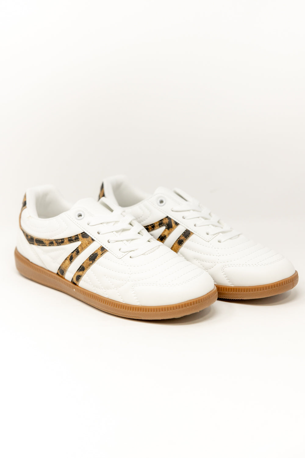 Leopard Striped Sneakers