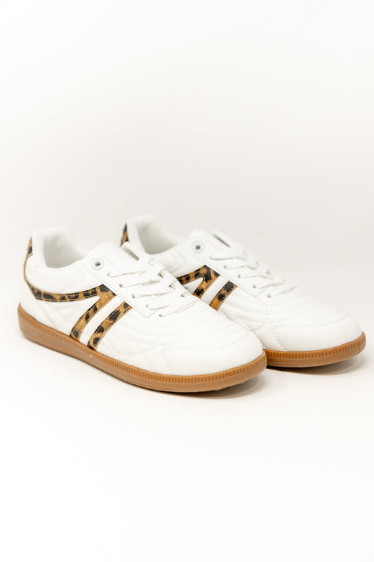 Leopard Striped Sneakers