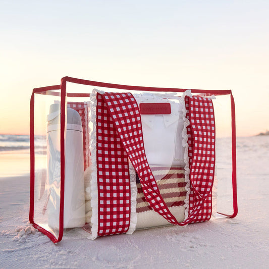 Case Mate Jelly Tote Bag •  Cherry Gingham