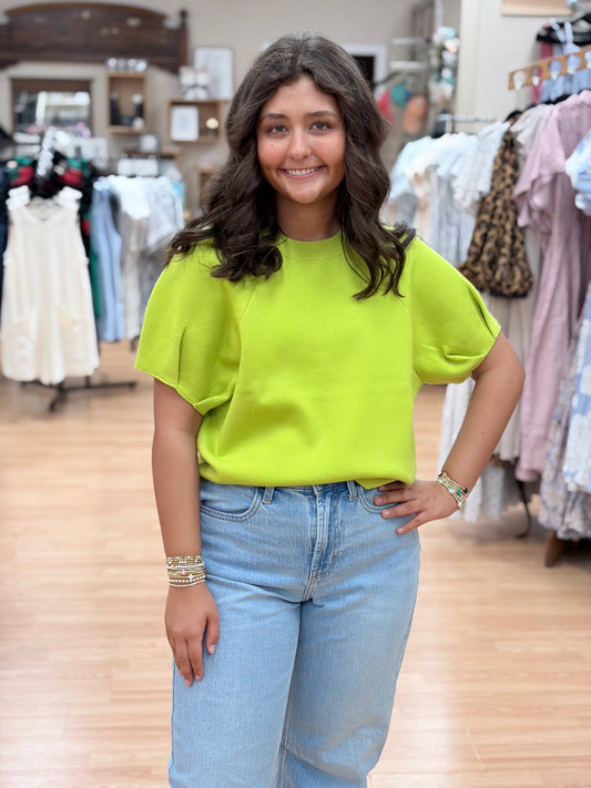 Green Sweater Tee