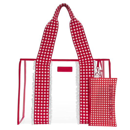 Case Mate Jelly Tote Bag •  Cherry Gingham