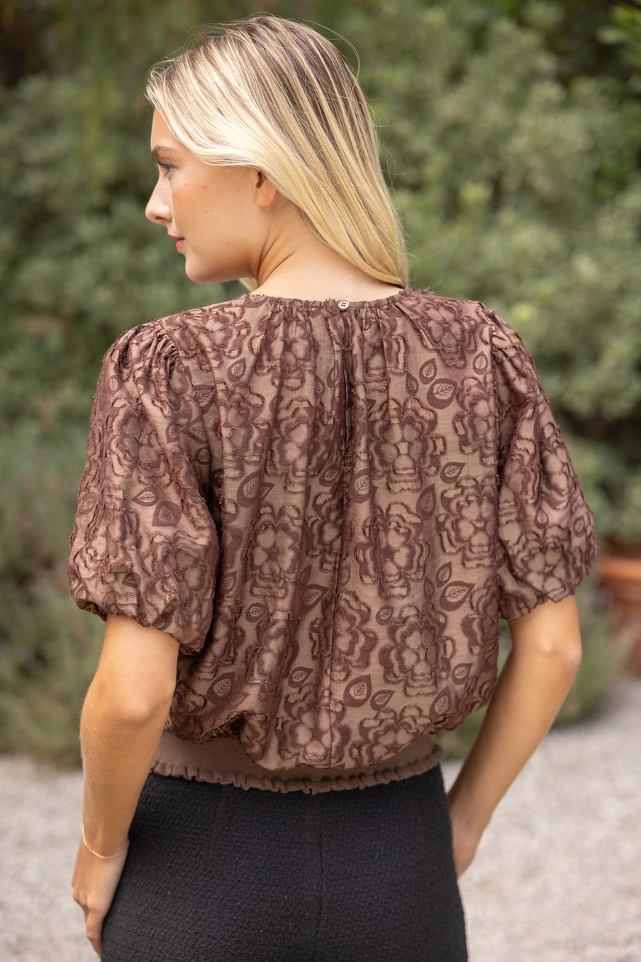 Sagewood Top - Brown