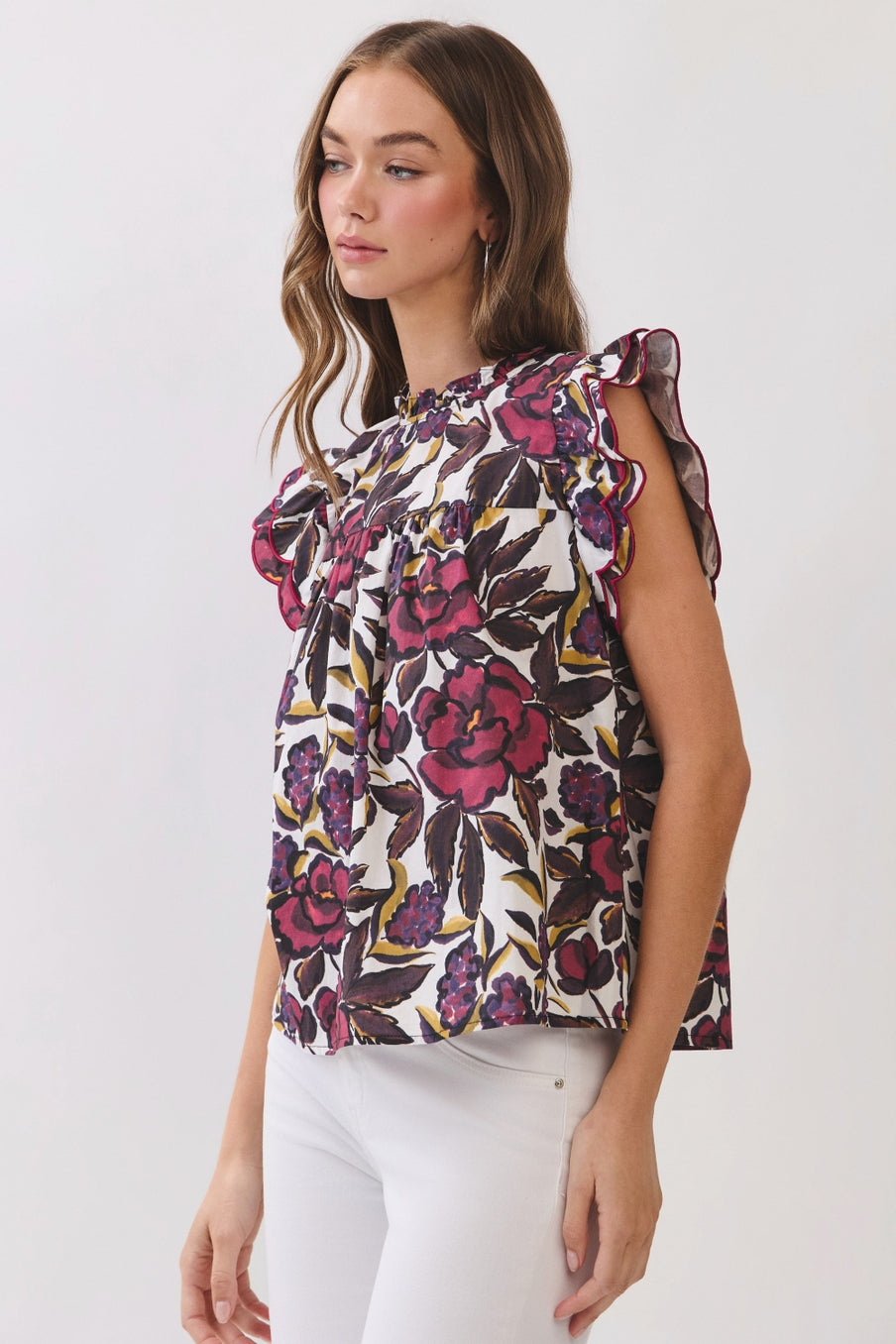 Fuchsia Flower Top