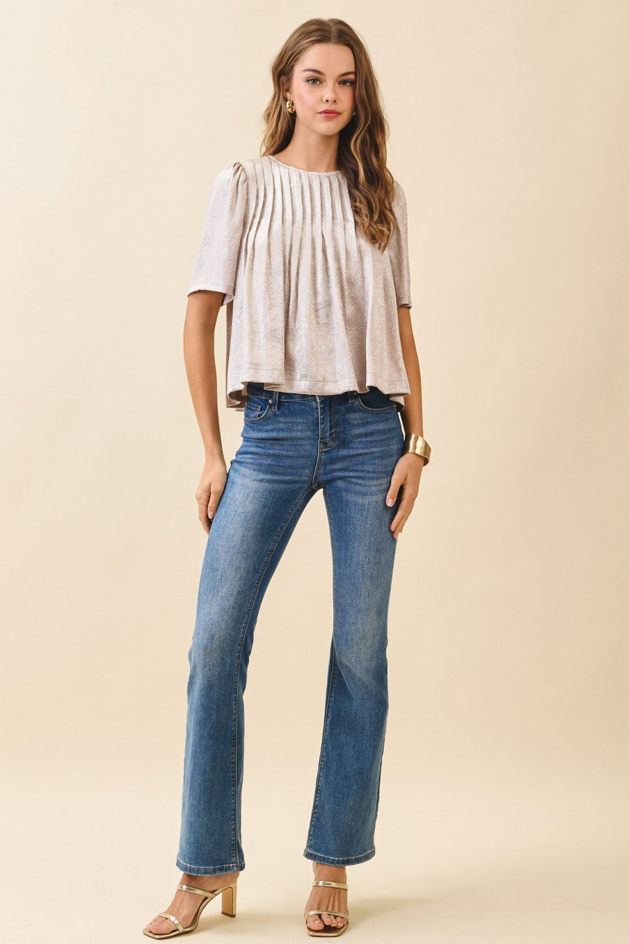 Metallic Muse Top