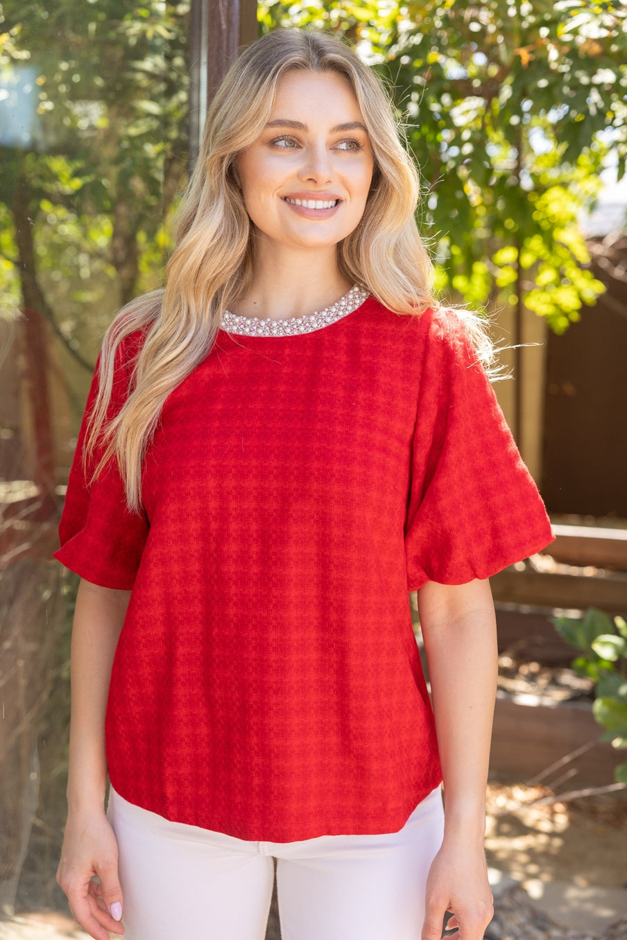 Ruby Grace Pearl Top