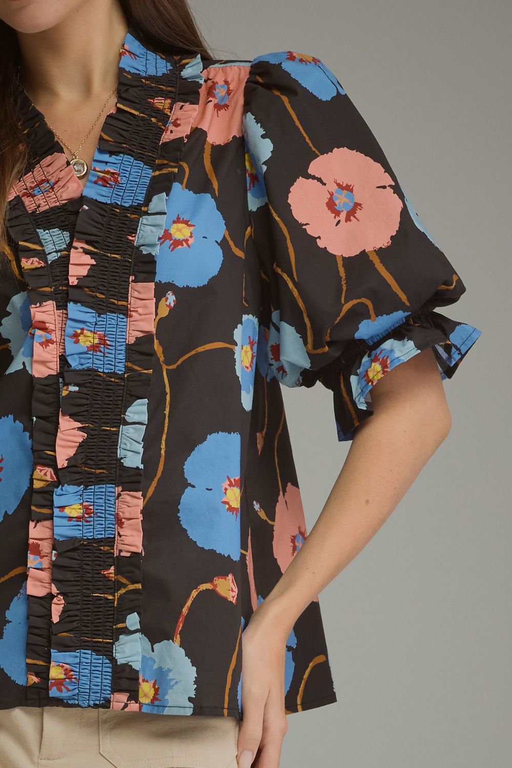Whispering Blooms Top