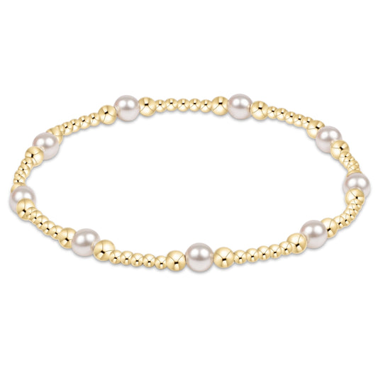Purpose Pearl 4mm Bracelet | enewton