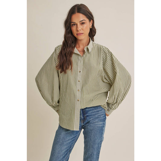 French Cafe Button-Down Shirt
