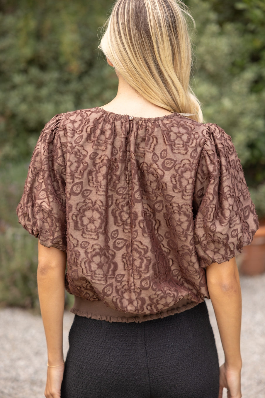 Sagewood Top - Brown