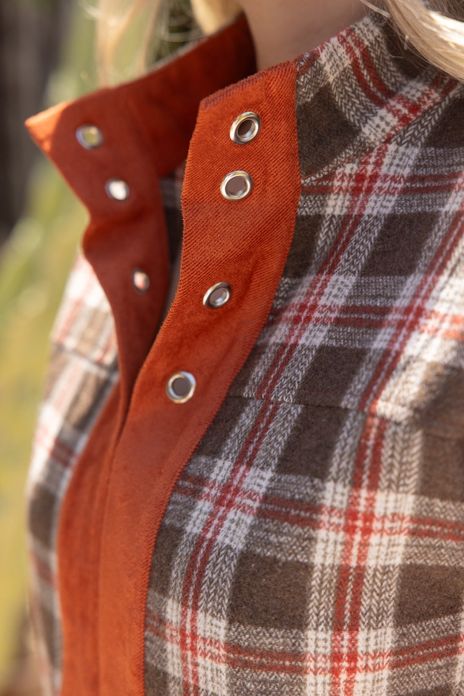 Autumn Avenue Plaid Top