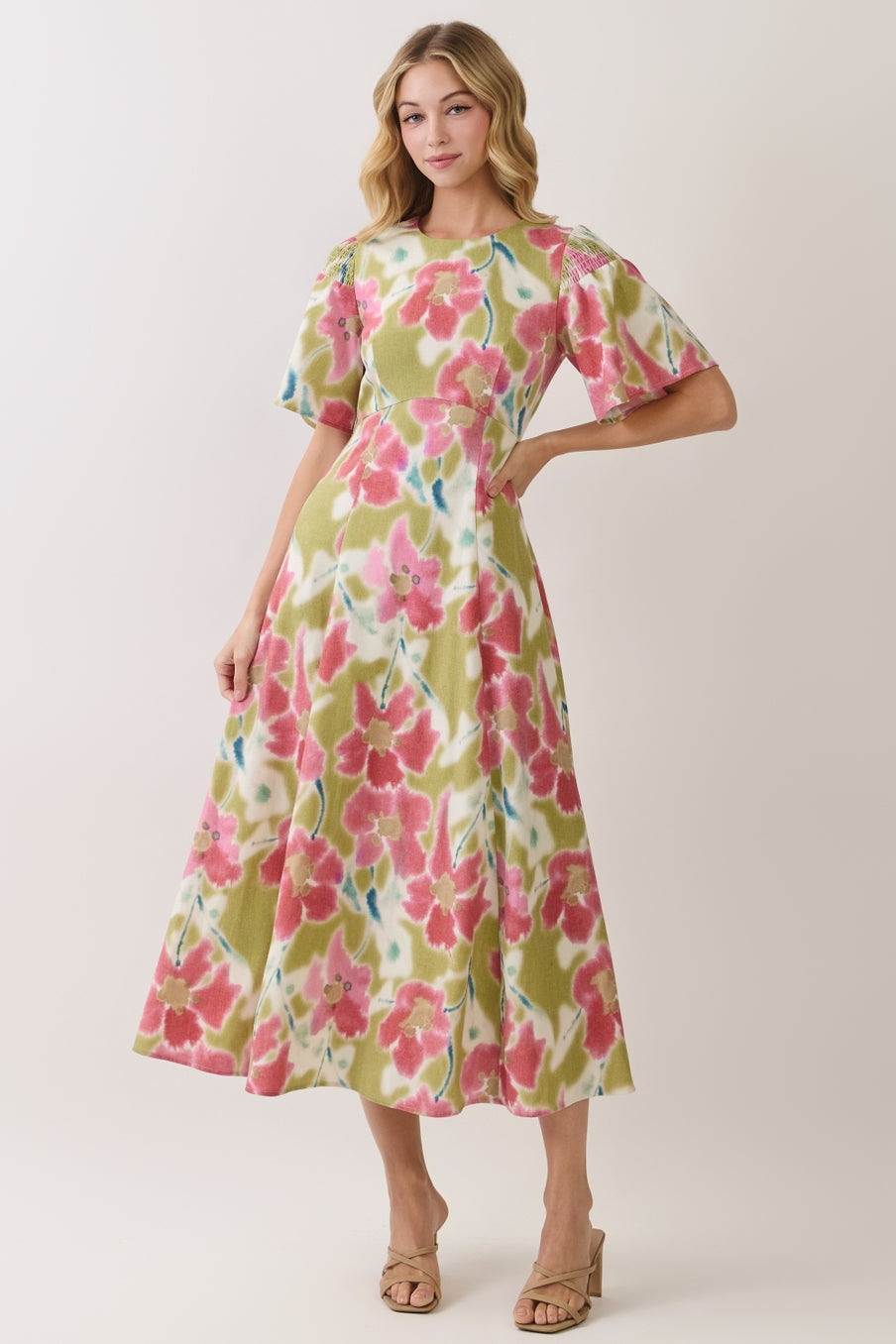 Fall in Love Floral Dress