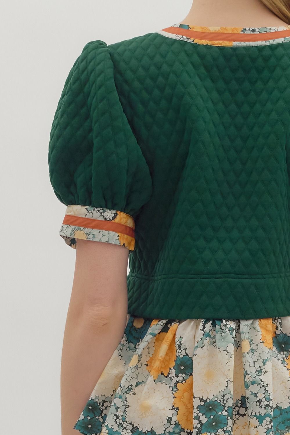 Short Puff Sleeve Top