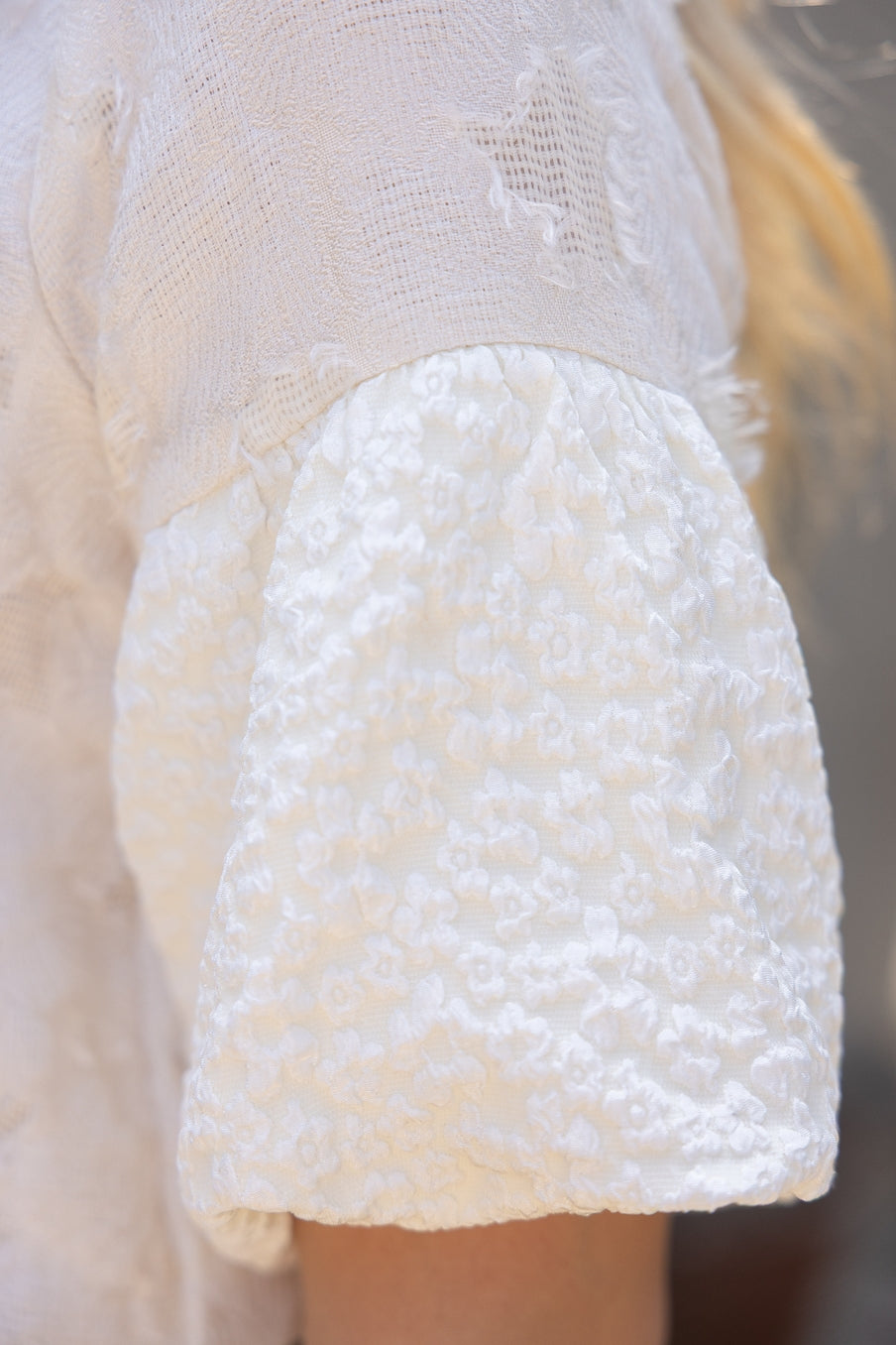 Ivory Bloom Top