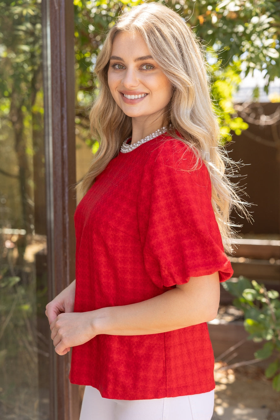 Ruby Grace Pearl Top
