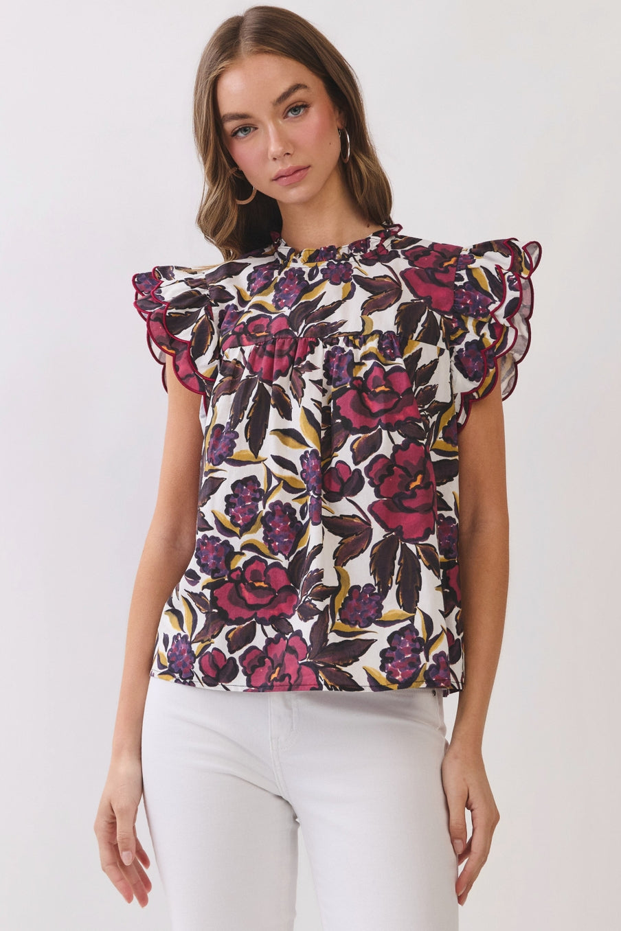 Fuchsia Flower Top