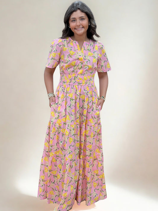 Golden Delight Maxi Dress
