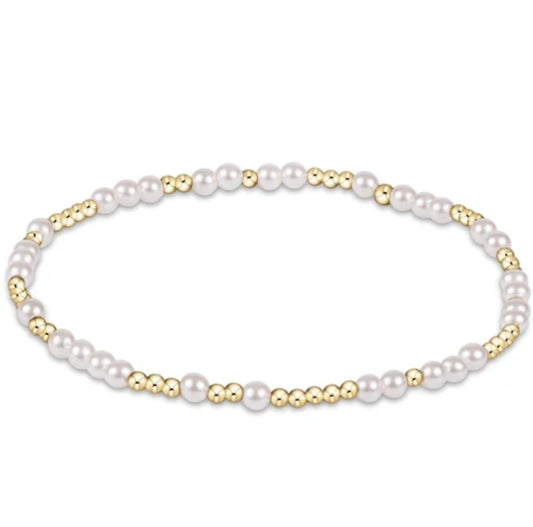 Hope Unwritten Pearl 3mm Bracelet | enewton