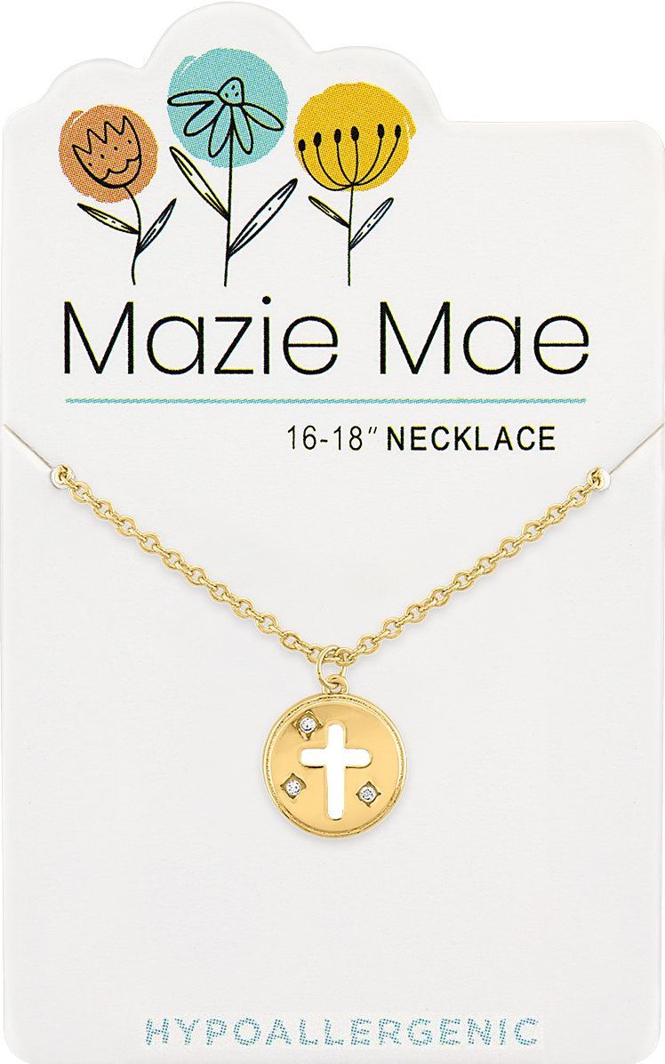Gold Cross Necklace | Mazie Mae