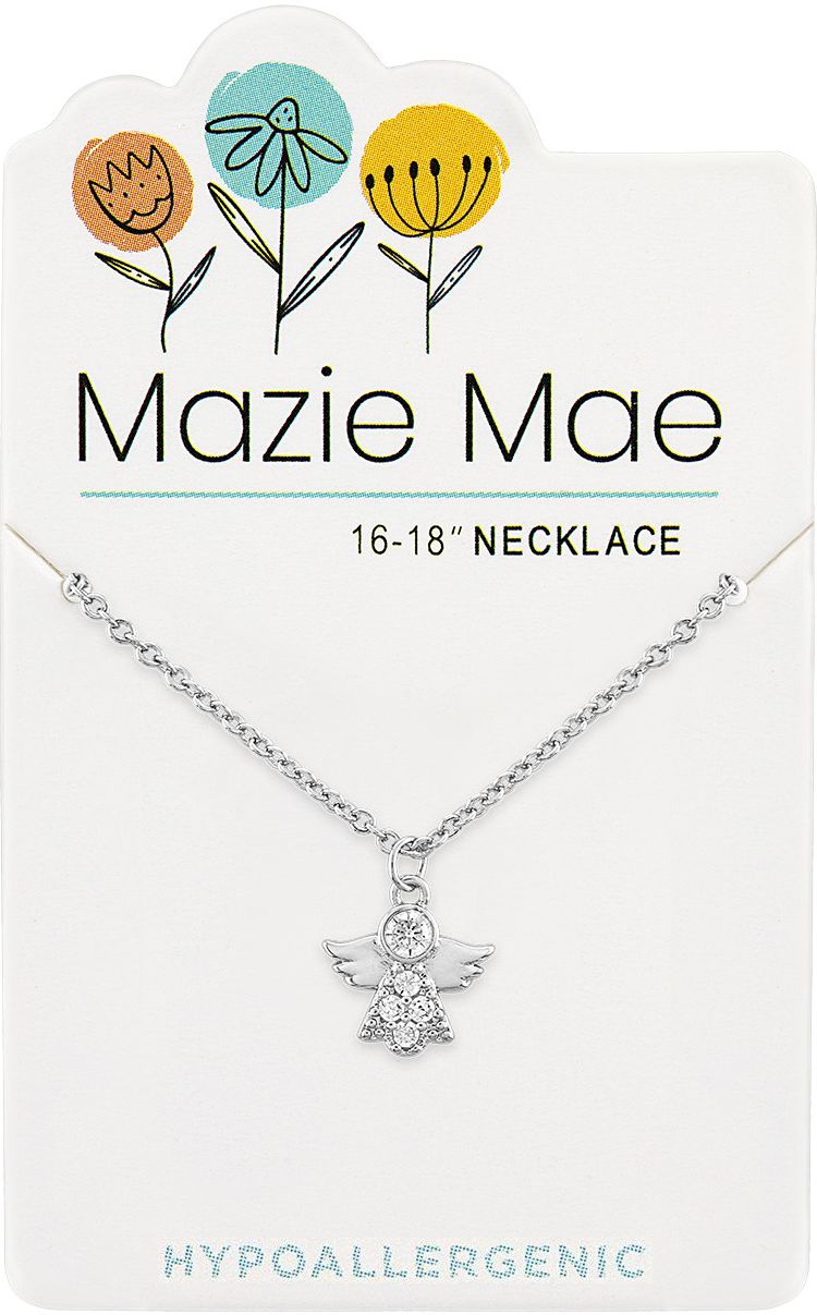 Silver Angel Necklace | Mazie Mae
