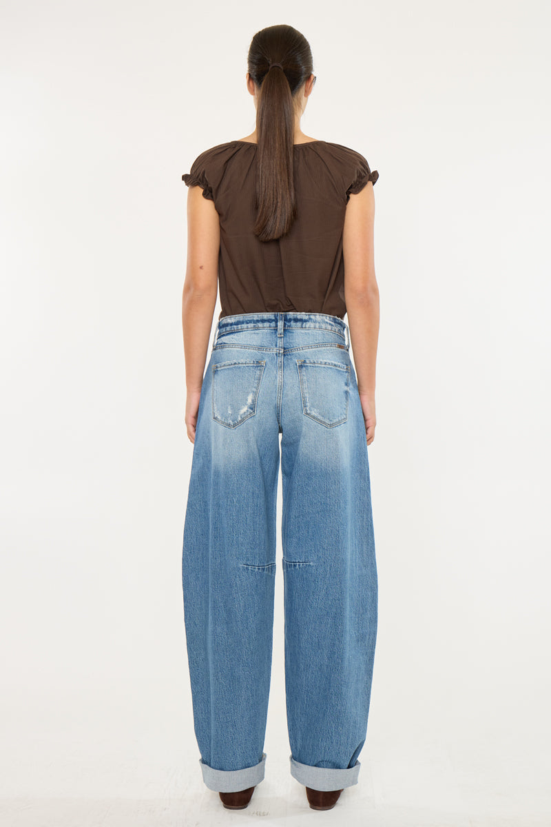 Kancan Low Slung Horseshoe Jeans