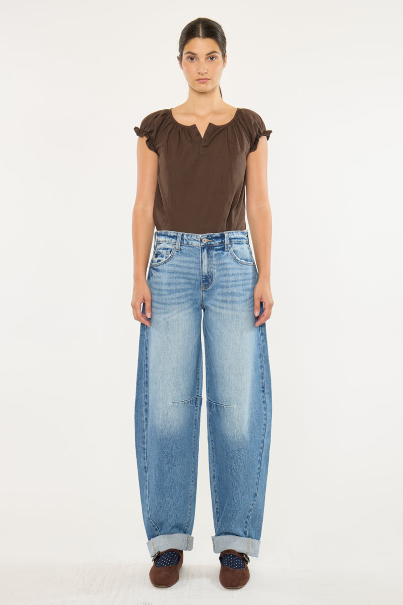 Kancan Low Slung Horseshoe Jeans