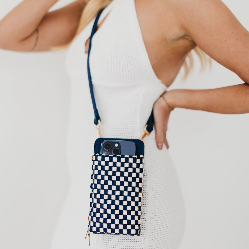 Woven Double Duty Phone Bag | 3 Sisters Collection