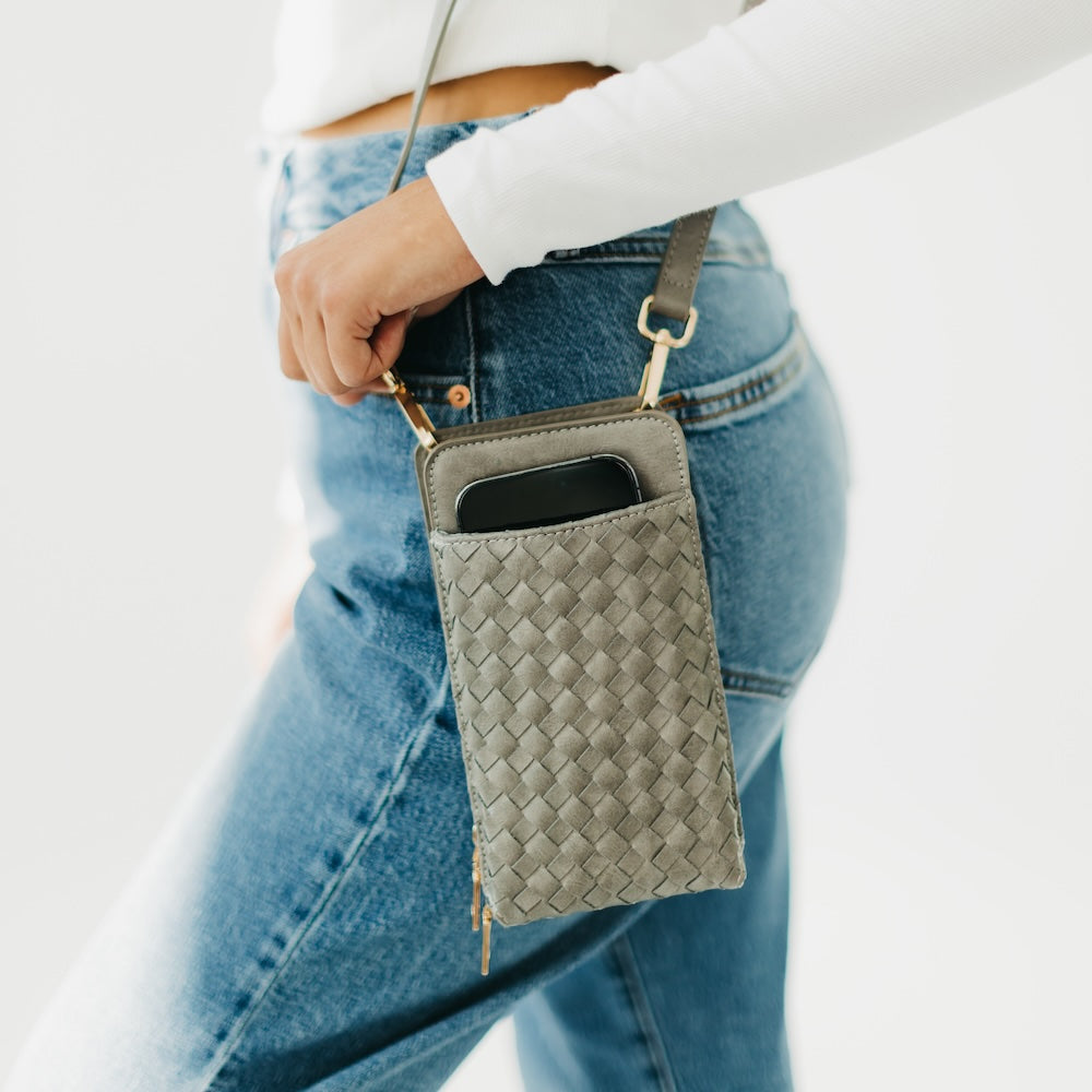 Woven Double Duty Phone Bag | 3 Sisters Collection