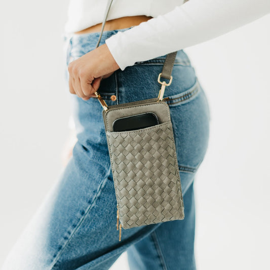 Woven Double Duty Phone Bag | 3 Sisters Collection