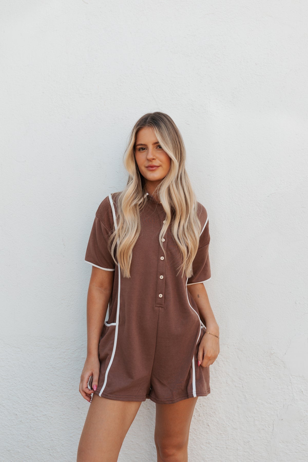 Brown Architect Romper