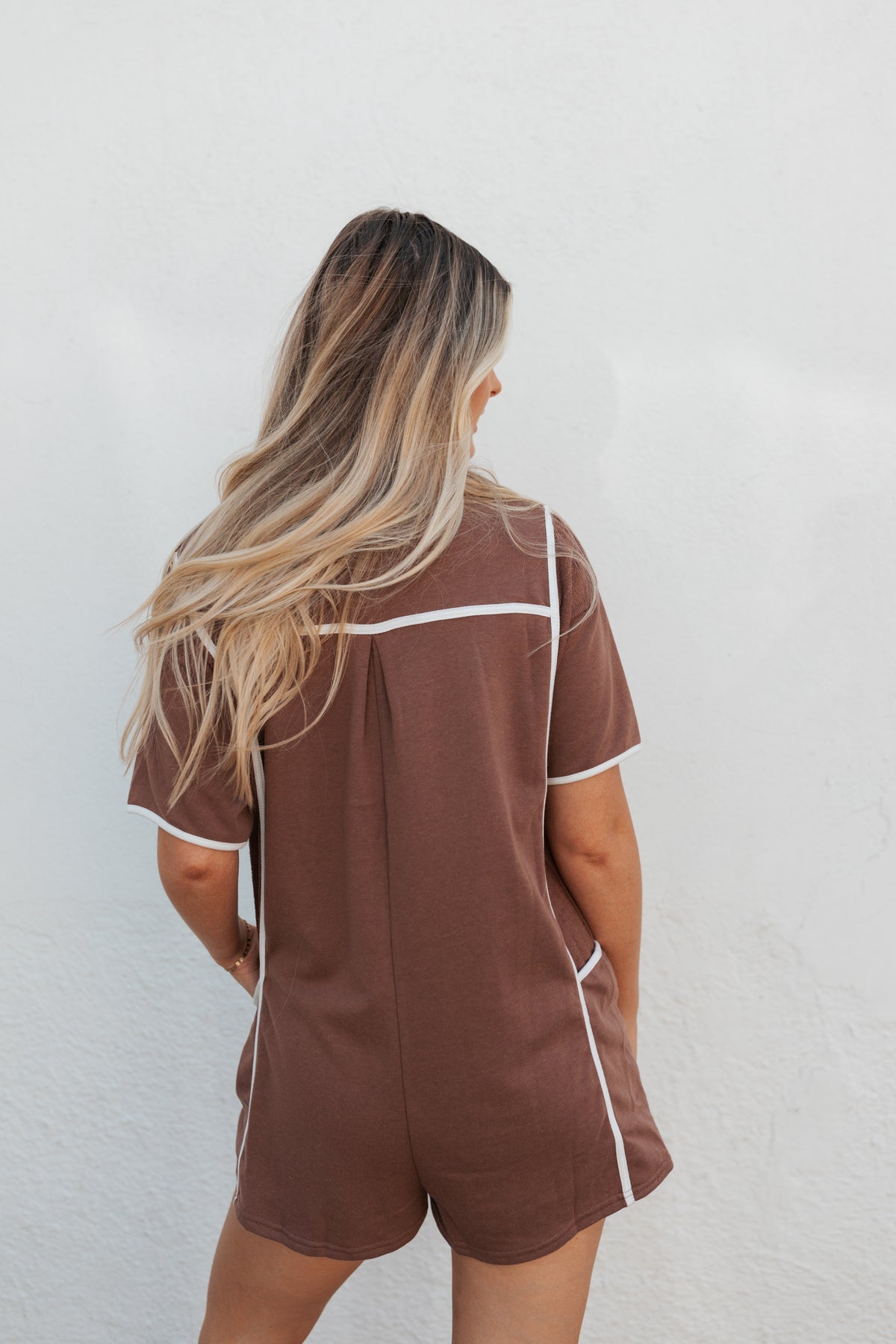 Brown Architect Romper