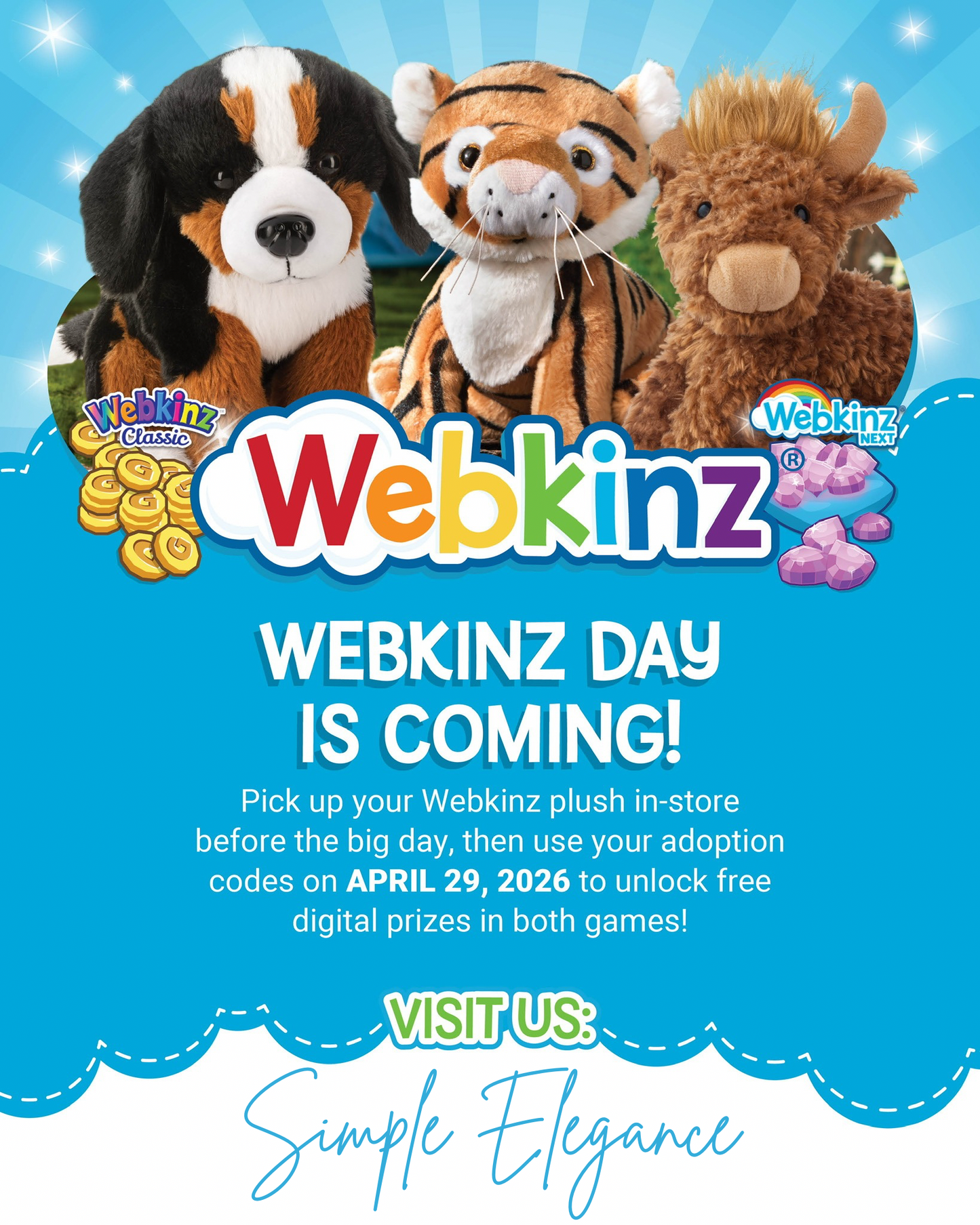 WebKinz Day Plush